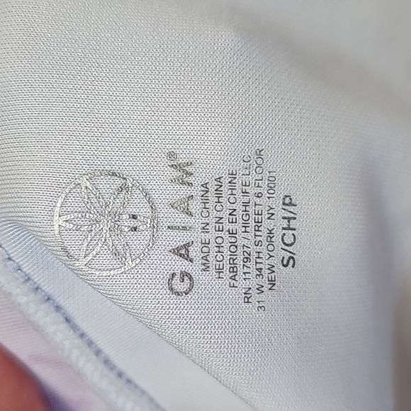 GAIAM Casual Tie Dyed Dress Purple/White Size Small - Picture 8 of 9